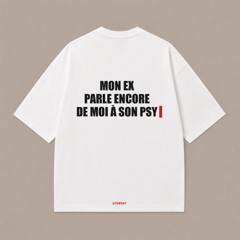 MON EX PARLE ENCORE DE MOI À SON PSY — Blanc