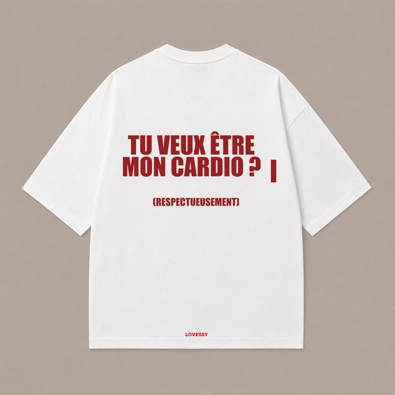 TU VEUX ÊTRE MON CARDIO ? — Blanc