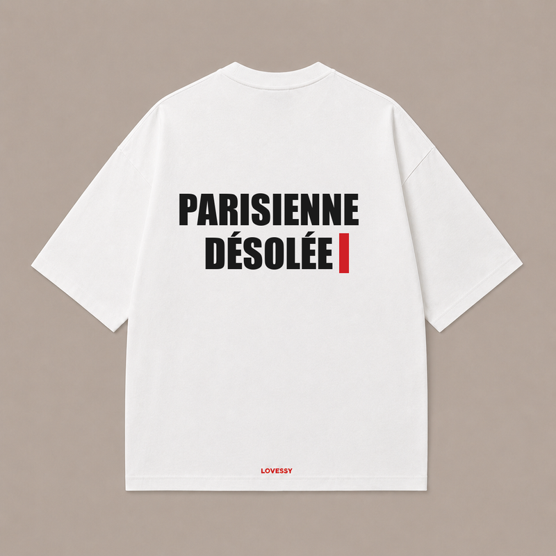 PARISIENNE DÉSOLÉE — Blanc