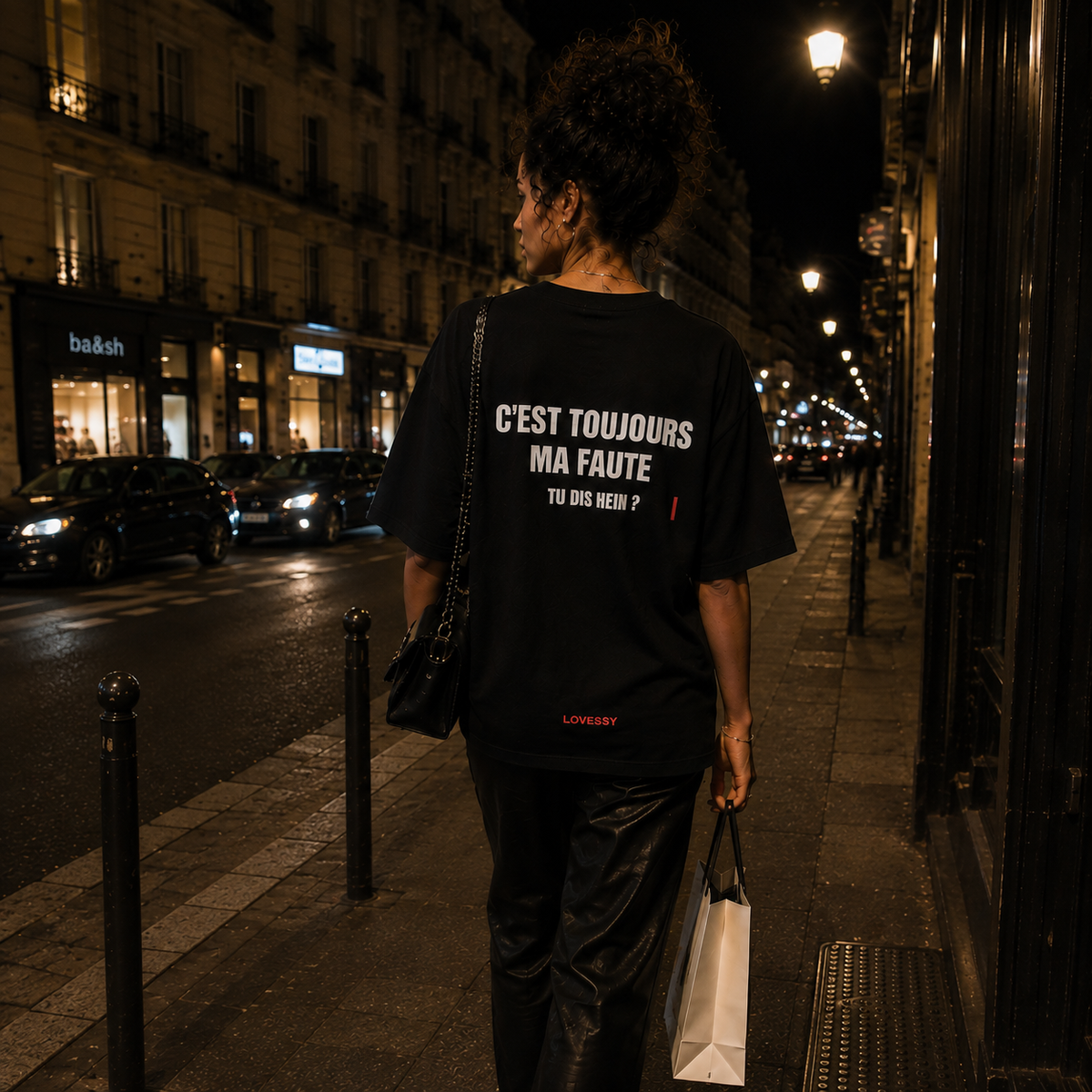 C'EST TOUJOURS MA FAUTE TU DIS HEIN ? porté