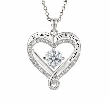 Collier Cœur « Pour Toujours » - À ma femme