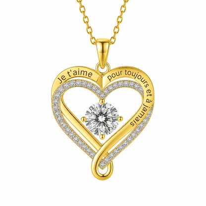 Collier Cœur « Pour Toujours » - À ma femme
