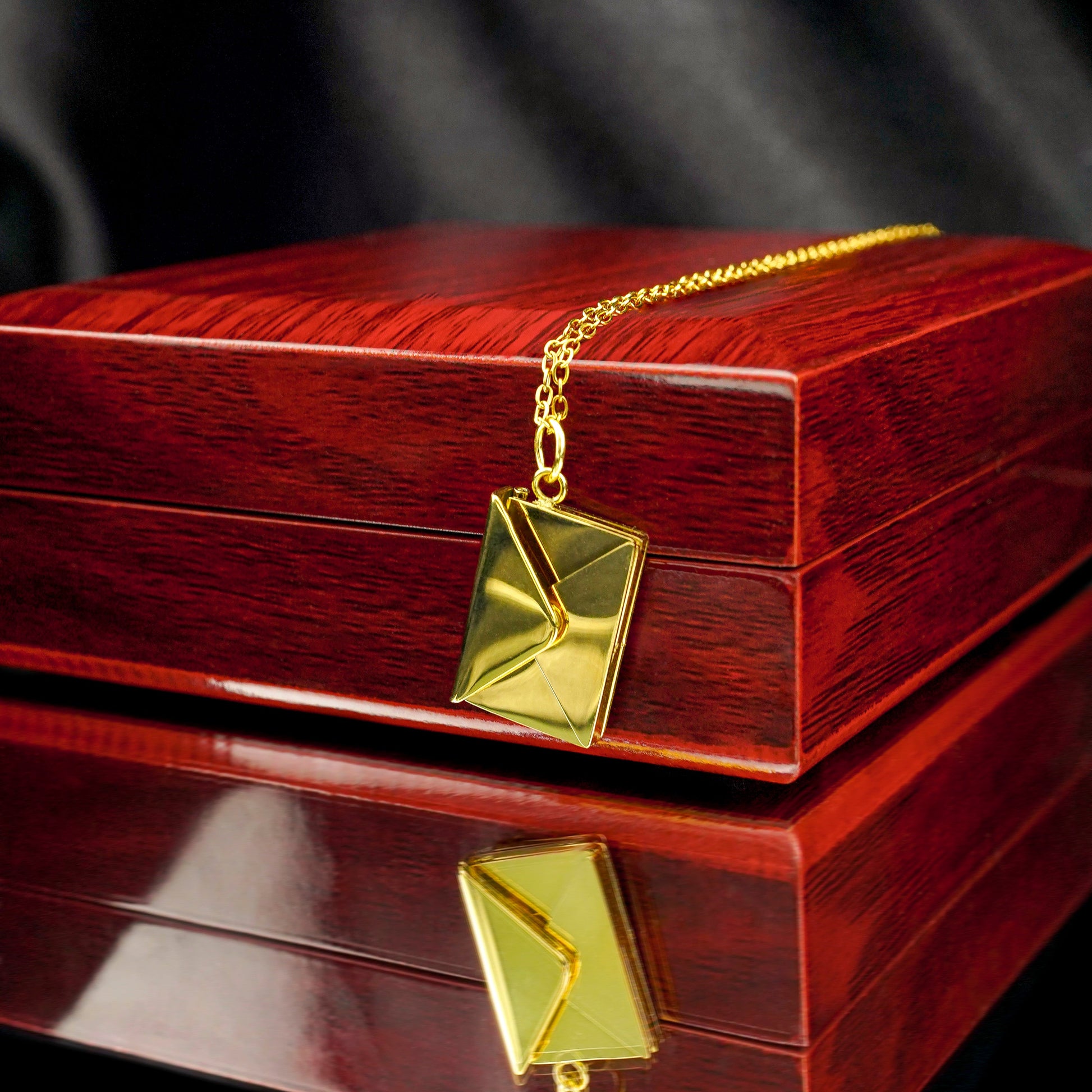 Pendentif Lettre d’Amour dans son coffret