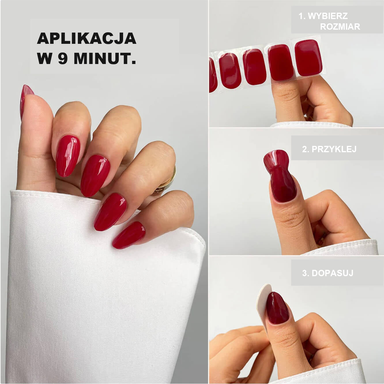 Aplikacja żelowych pasków Lovessy w 9 minut