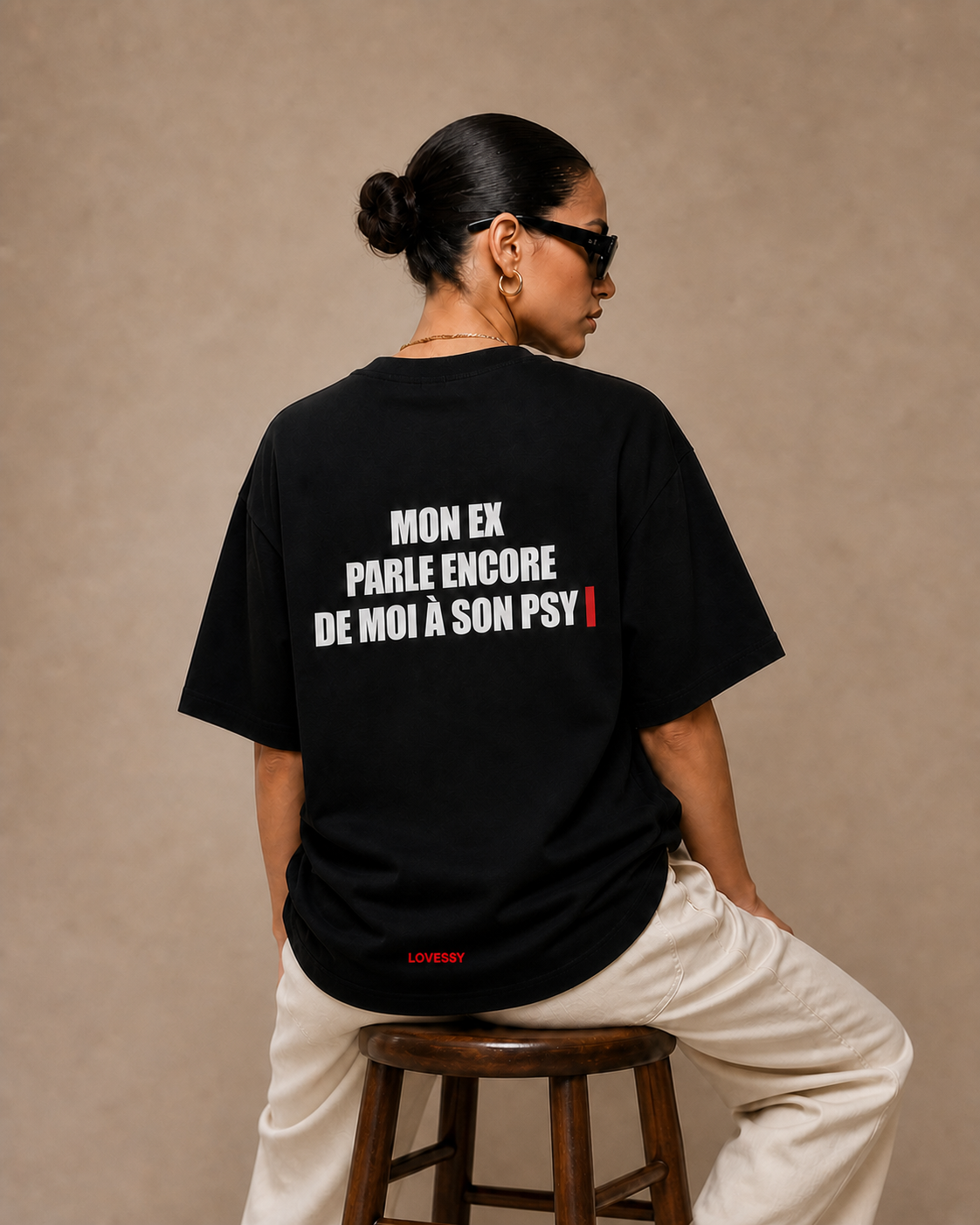T-shirt Lovessy porté de dos